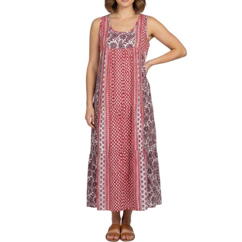 Pink Chicken Maxi Dress Size Medium